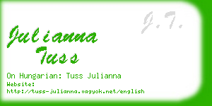 julianna tuss business card